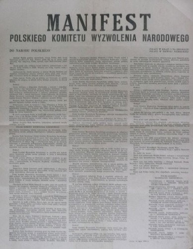 1944-Manifest PKWN,Chełm 22 lipca 1944